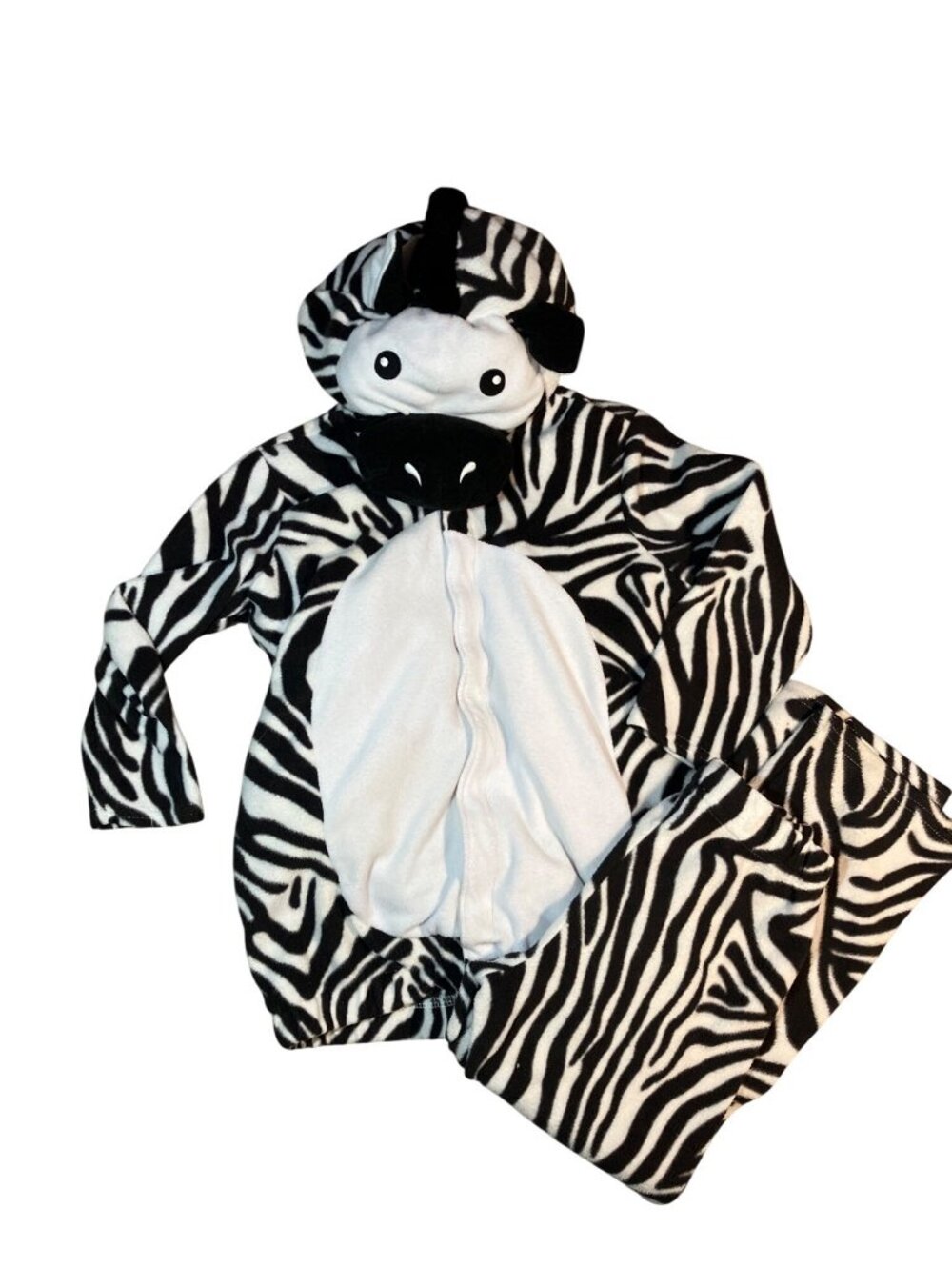 Old Navy Kids Zebra Fleece Hooded Costume  4T-5T